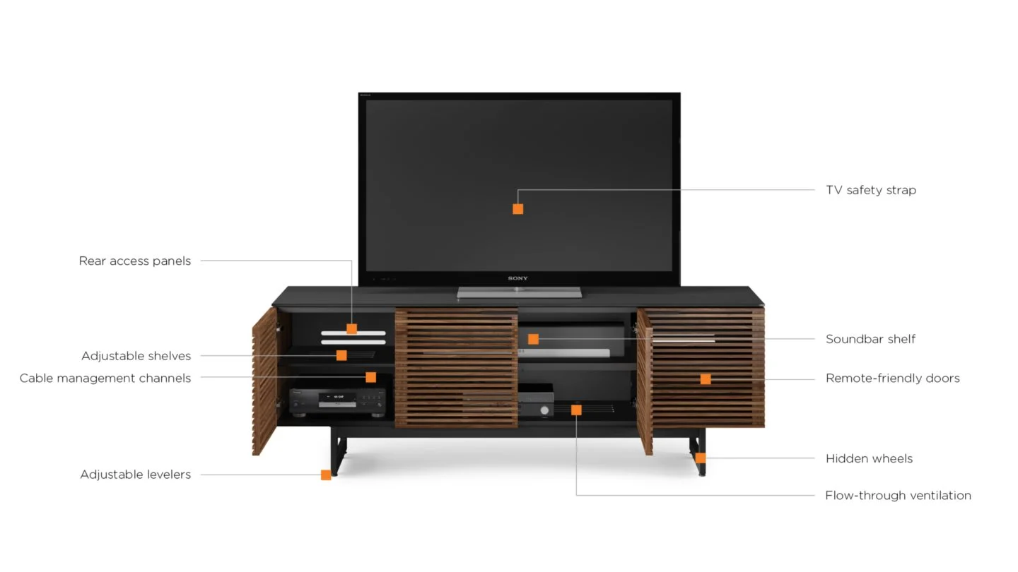 Corridor 8179 tv cabinet performance features