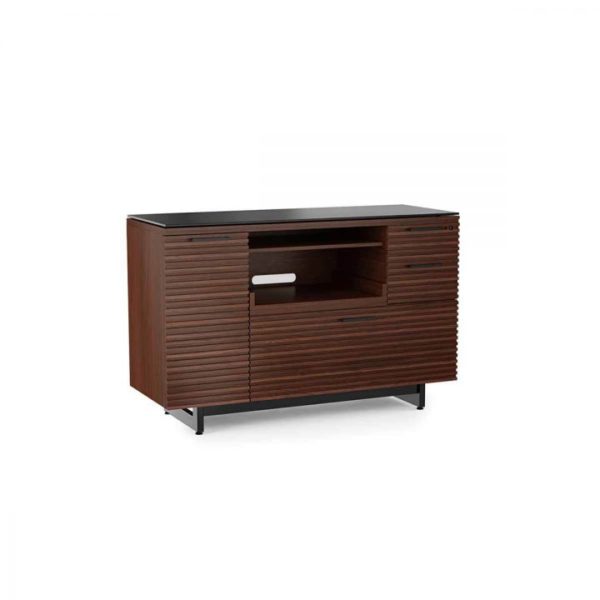 corridor office 6520 BDI multifunction cabinet chocolate walnut 2