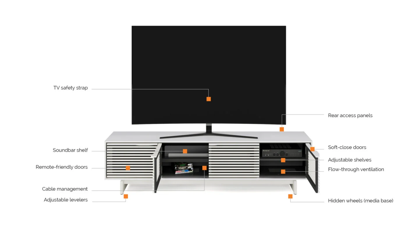 align 7473 media cabinet BDI performance features