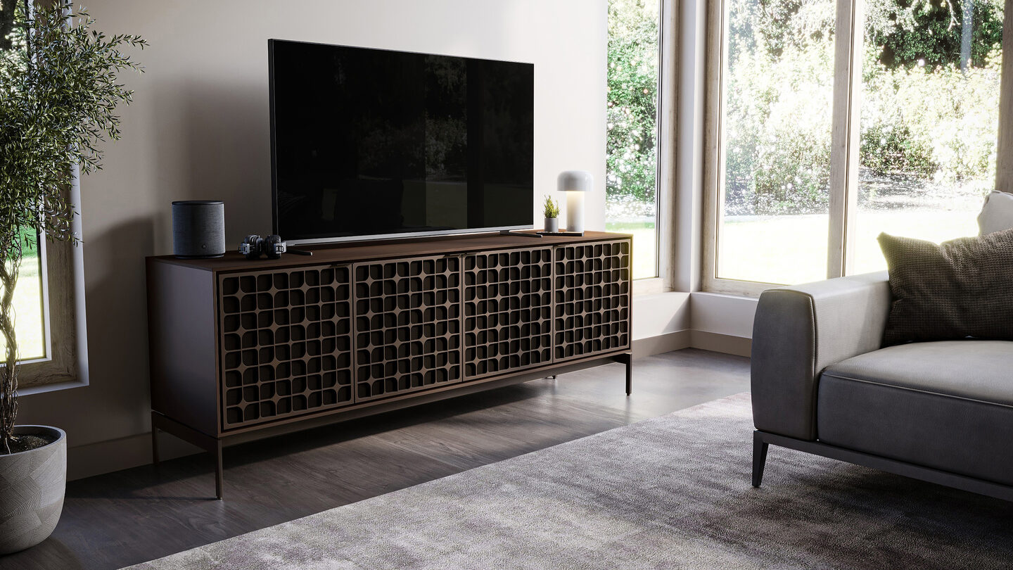 elements constellation media and storage cabinet 8709 BDI console base TOK home theater 1440