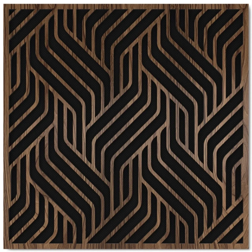 elements BDI weave door walnut