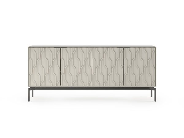 mesa credenza 7639 BDI stone brushed carbon contemporary storage cabinet 01aa